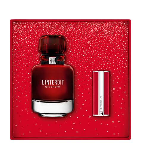 givenchy l'interdit eau de parfum 50ml gift set|l'interdit by Givenchy original perfume.